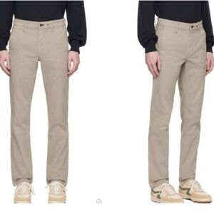 Rag & Bone Men’s Cotton Linen Blend Chino Pants Ecru 30x30